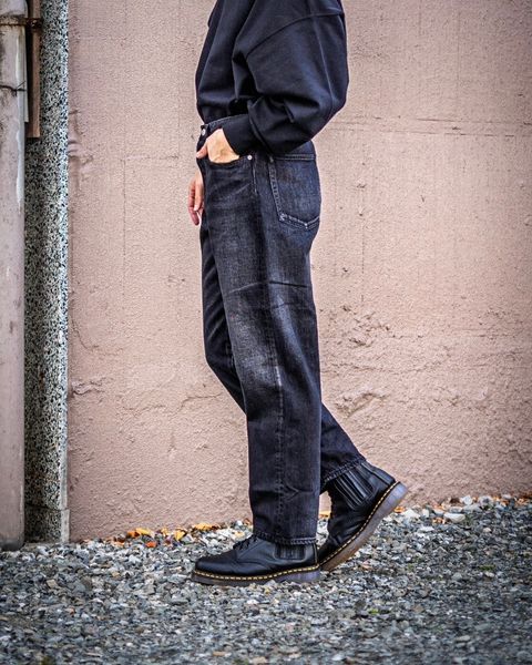 グラフペーパー Selvage Denim Five Pocket Tapered Pants(DARK FADE BLACK) 1月18日(土)新作発売！
