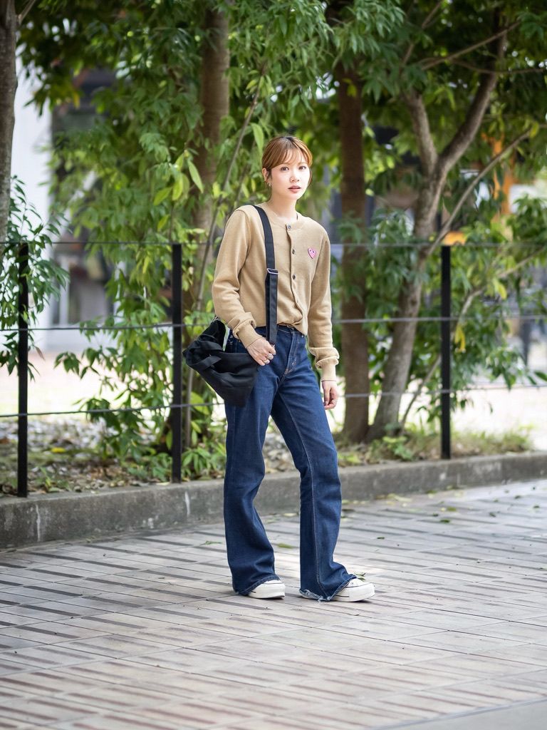 PLAY COMME des GARCONS 新作ROUND NECK CARDIGAN PINK EMBLEM style.2028.8.20