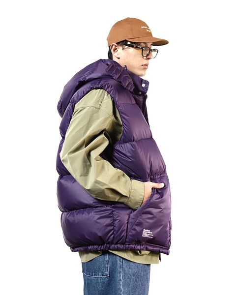 FreshService CORPORATE DOWN VEST"PURPLE"スタイル