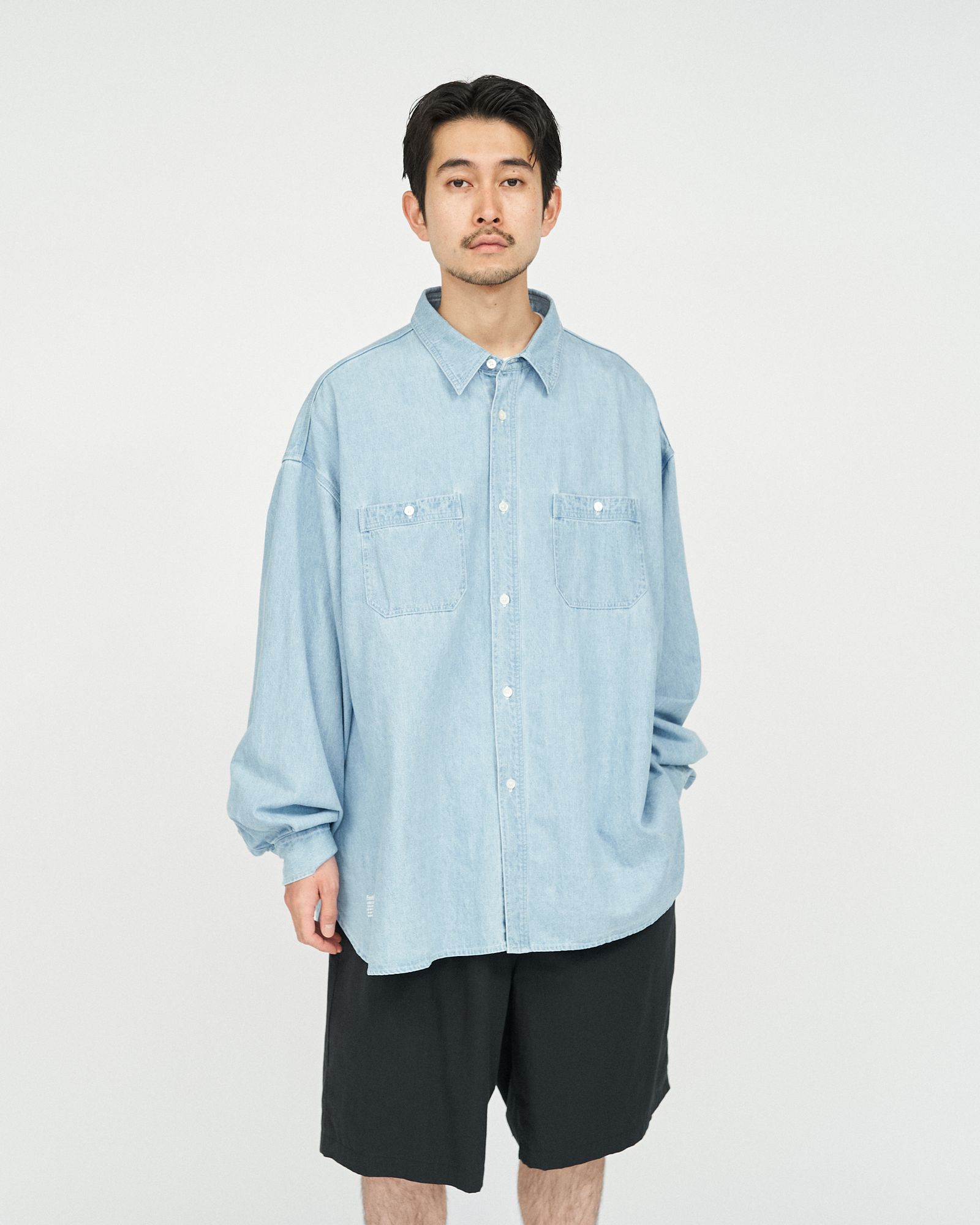 フレッシュサービス LIGHT DENIM L/S SHIRT (FSC252-50045)LIGHT FADE☆6/21(土)発売！