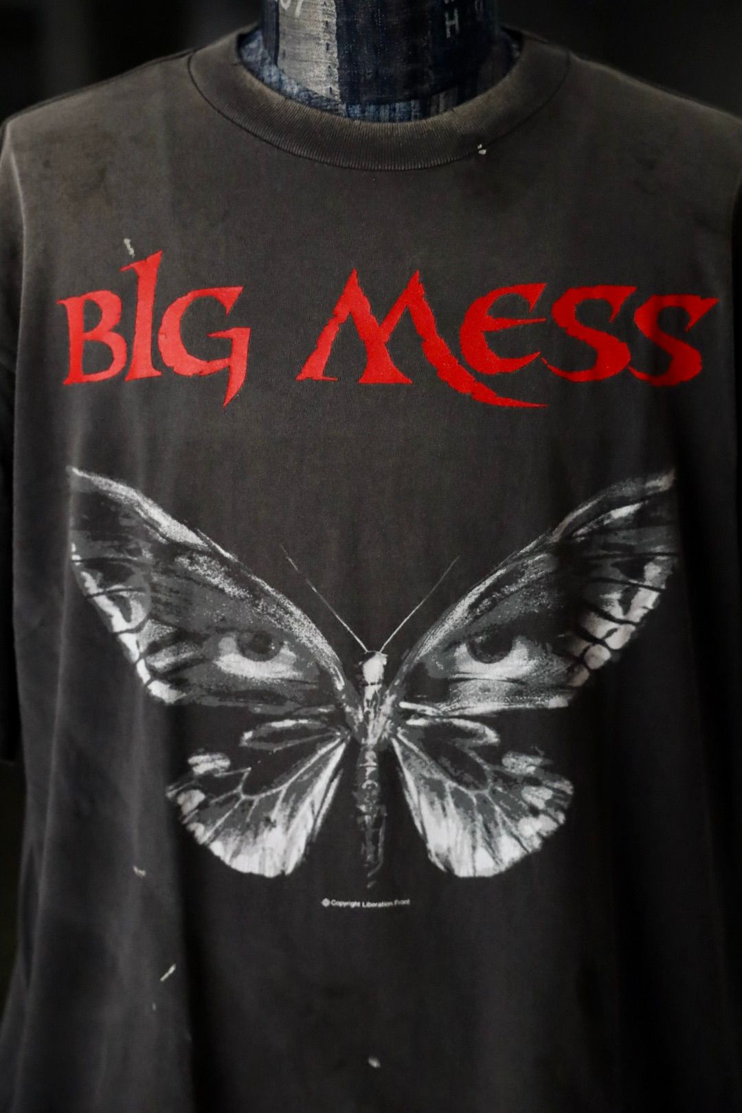 セントマイケル Tシャツ BIG MESS SS TEE(SM-HR1-0000-016)BLACK