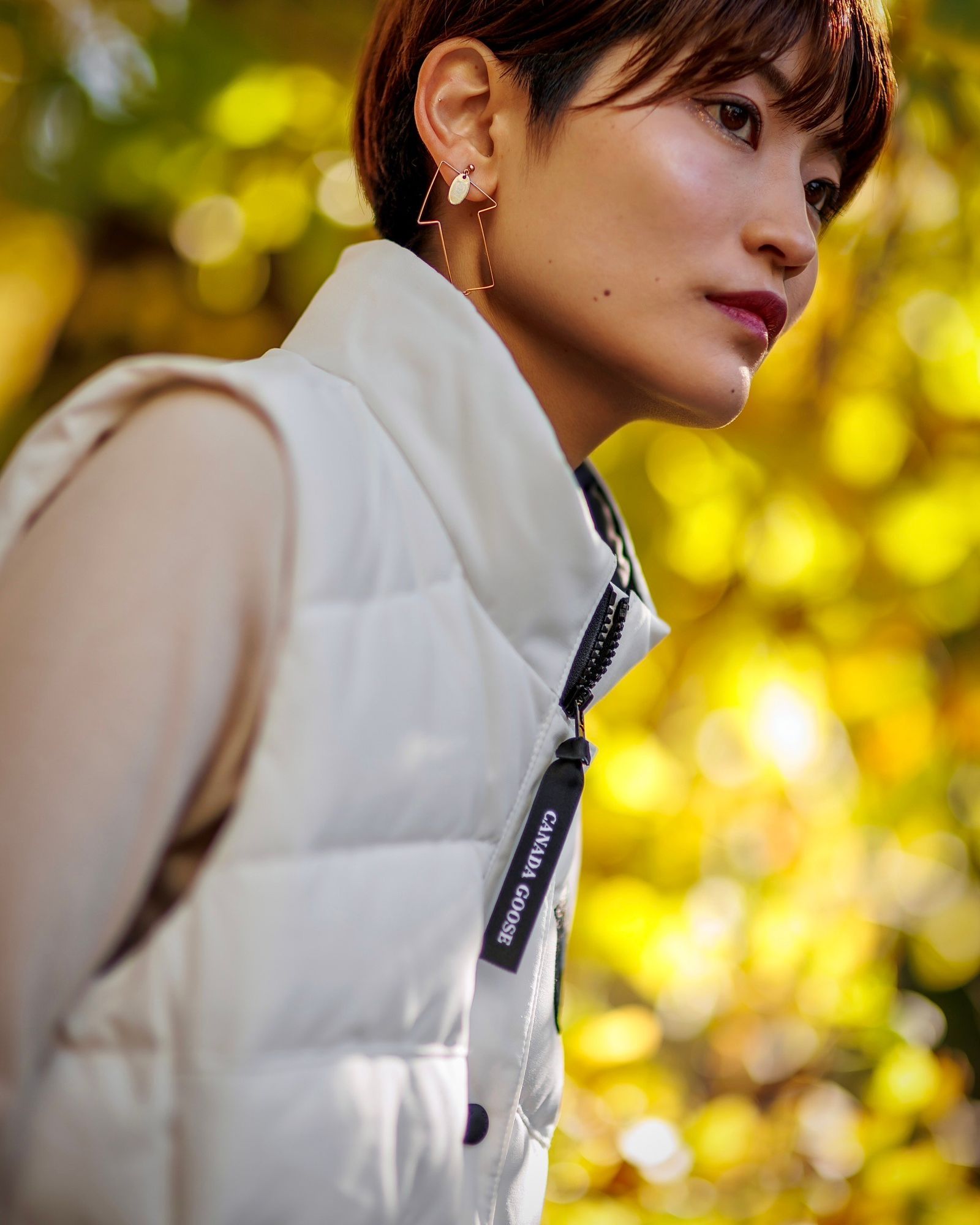 CANADA GOOSE 24FW レディース新作Freestyle Vest Black Label style.2024.12.2