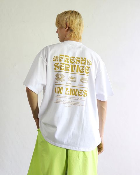 FreshService 24SS CORPORATE PRINTED S/S TEE ‘‘ON LINES’’ style 2024.4.19