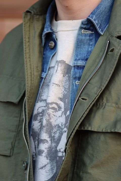 Graphpaper Cotton Linen Moleskin Military Jacket(GU221-30094) style.2022.1.29.