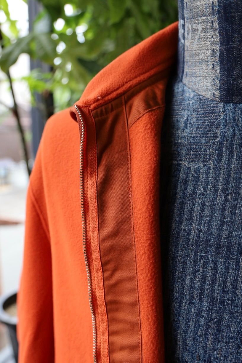 ファウンダ 25AW FLEECE ZIP BLOUSON(015FD252018)ORANGE⭐︎9月13日(土)新作発売！