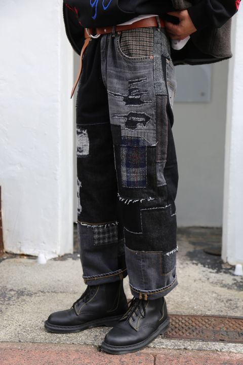 doublet MESSAGE EMBROIDERY HOODIE"BLACK"Style.2020.11.1.