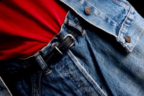 A.PRESSE No.22 Washed Wide Denim Pantsスタイル36