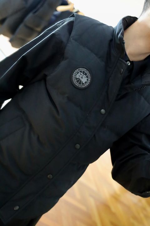 CANADA GOOSE Garson Vest Black Labelスタイル