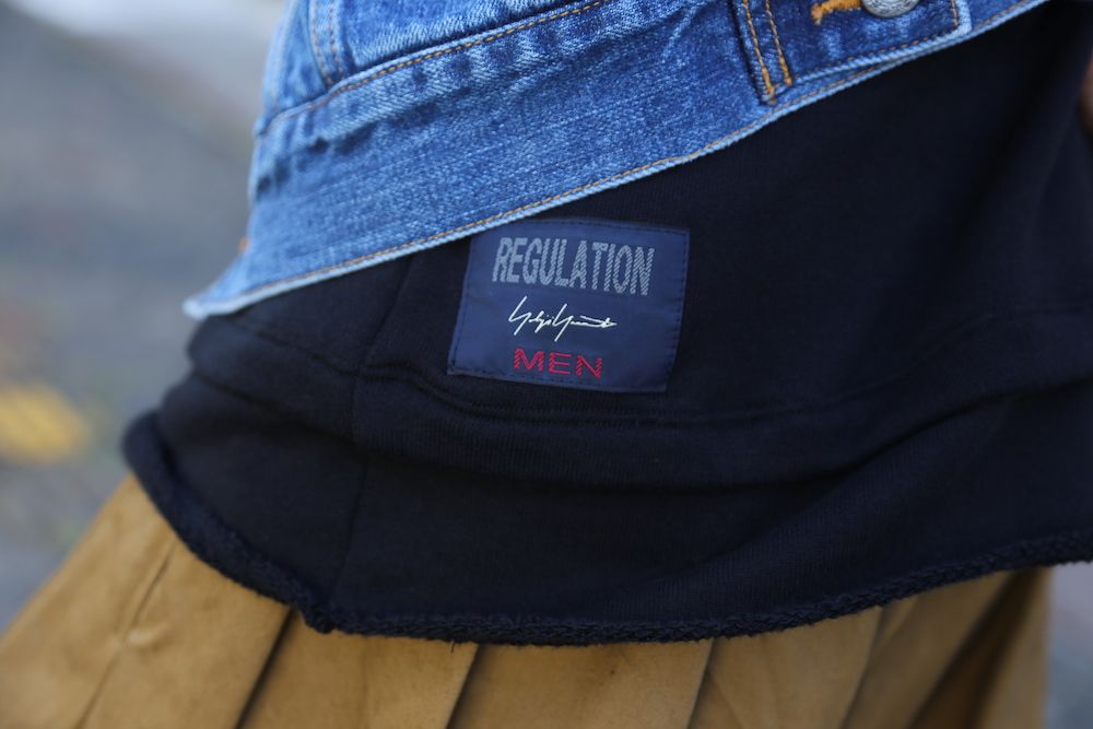 doublet FOOD HAND-PAINTED DENIM JACKET L.BLUE Style 2020.10.19.