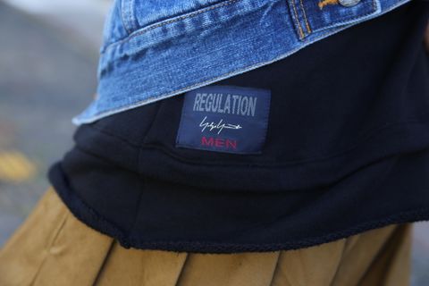 doublet FOOD HAND-PAINTED DENIM JACKET L.BLUE Style 2020.10.19.