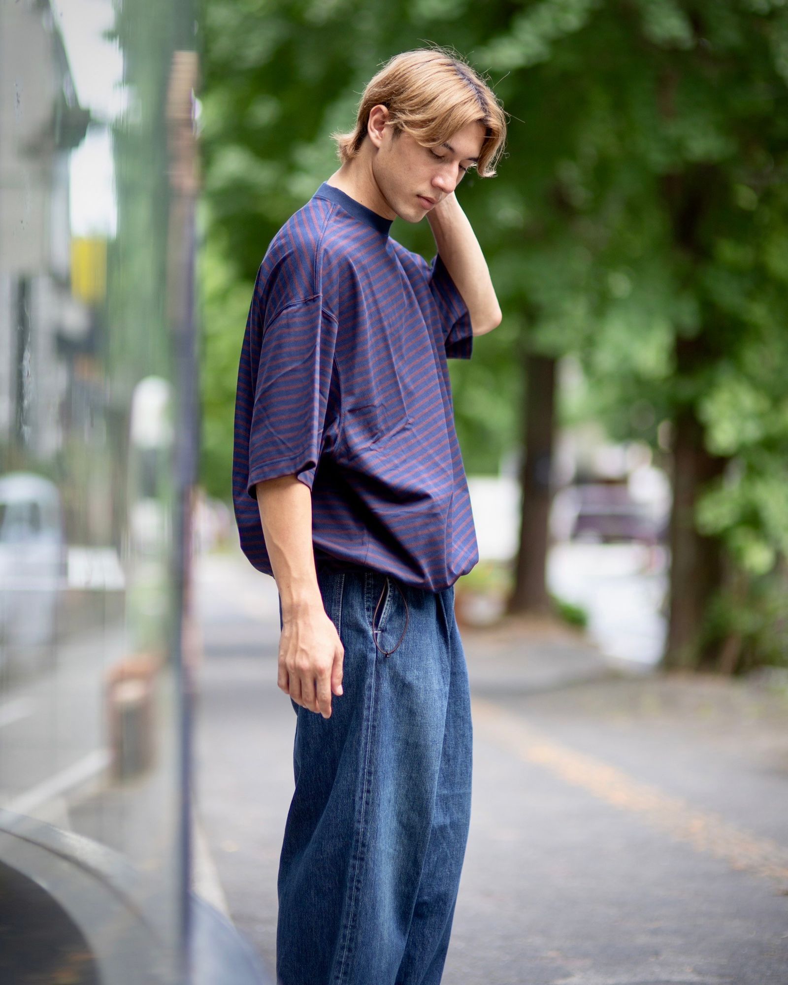 新品　is-ness 24aw balloon switching tee 新品is-ness 24aw balloon switching tee