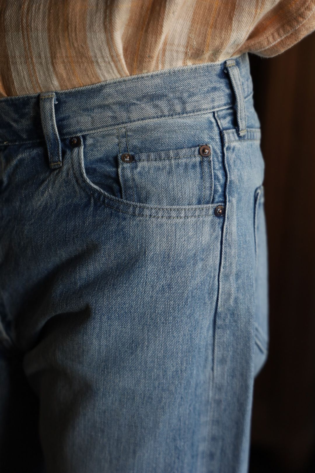 A.PRESSE 25SS  Washed Denim Pantsスタイル2025.3.24.