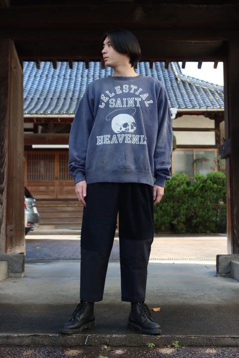 ©SAINT M×××××× スカルスウェット"NAVY"style.
