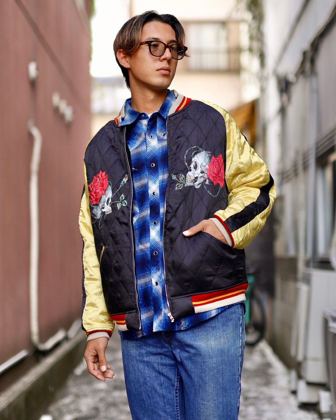 YOHJI WILDSIDE SAINT Mxxxxxx スカルローズ-