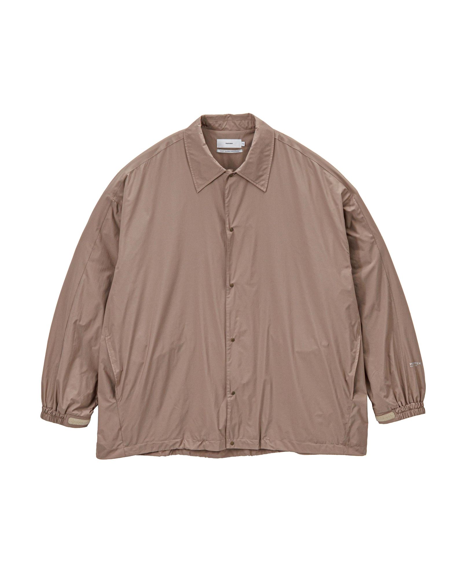 グラフペーパー 26SS PERTEX QUANTUM AIR Overshirt(GM261-50302)TAUPE☆3月28日(土)発売！
