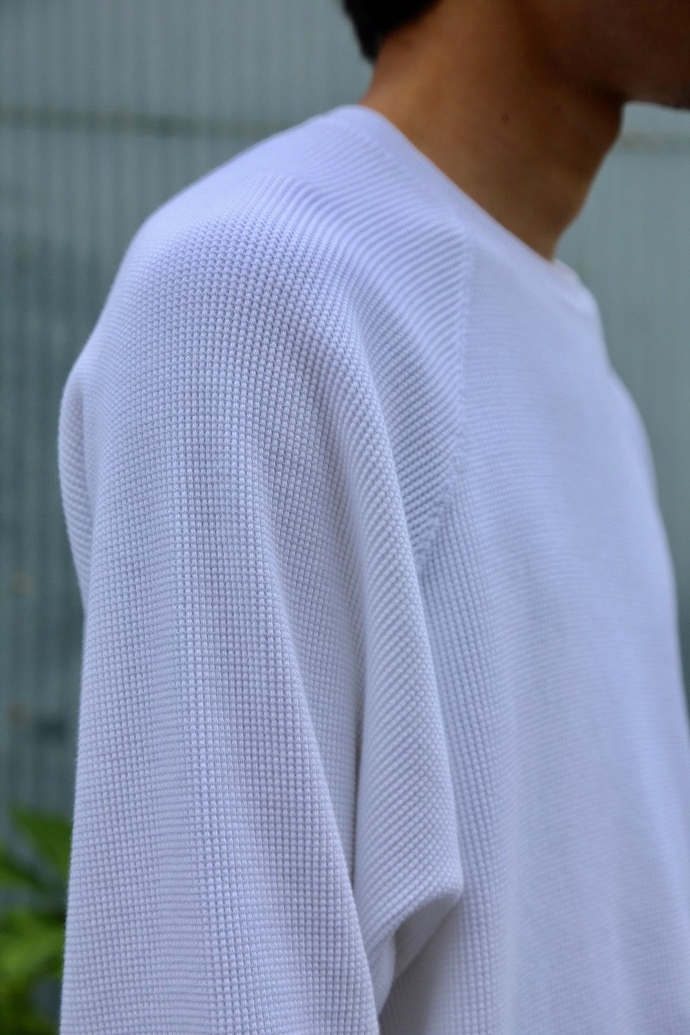 Graphpaper Waffle L/S Tee(GM203-70139B)