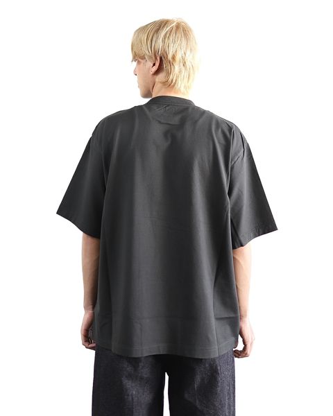 ブラームスルーツストック24SS blurhms NOISE ROCK Print Tee WIDE(Ink Black)style 2024.3.21