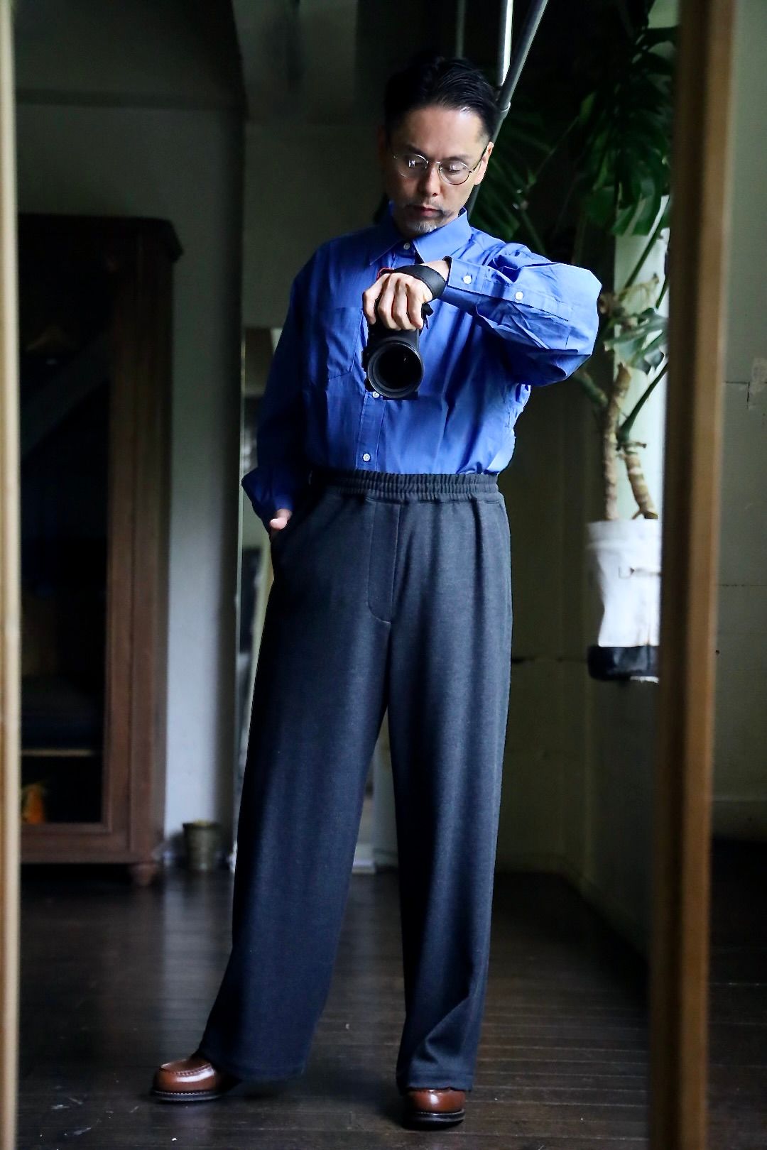Graphpaper - グラフペーパー 24AW Wool Smooth Flannel Easy