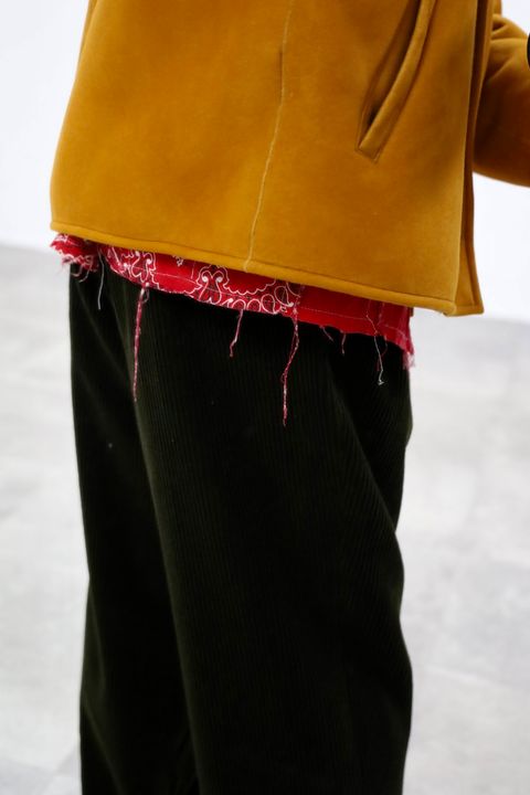 A.PRESSE 2026 STYLE1 Vintage Mouton Jacketスタイル