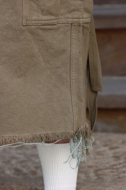 doublet WASTE VEGETABLE DYED HOODIE(22SS28CS209) style.2022.1.15.