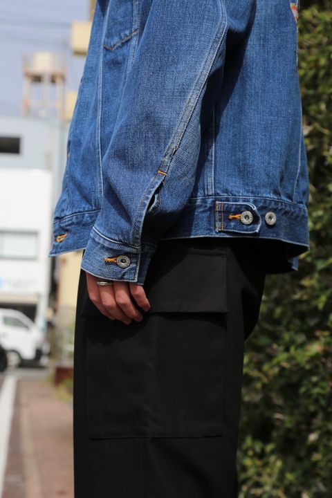 doublet MEMORIAL POLAROID DENIM JACKET(21SS06BL115) style. 2021.03.29.