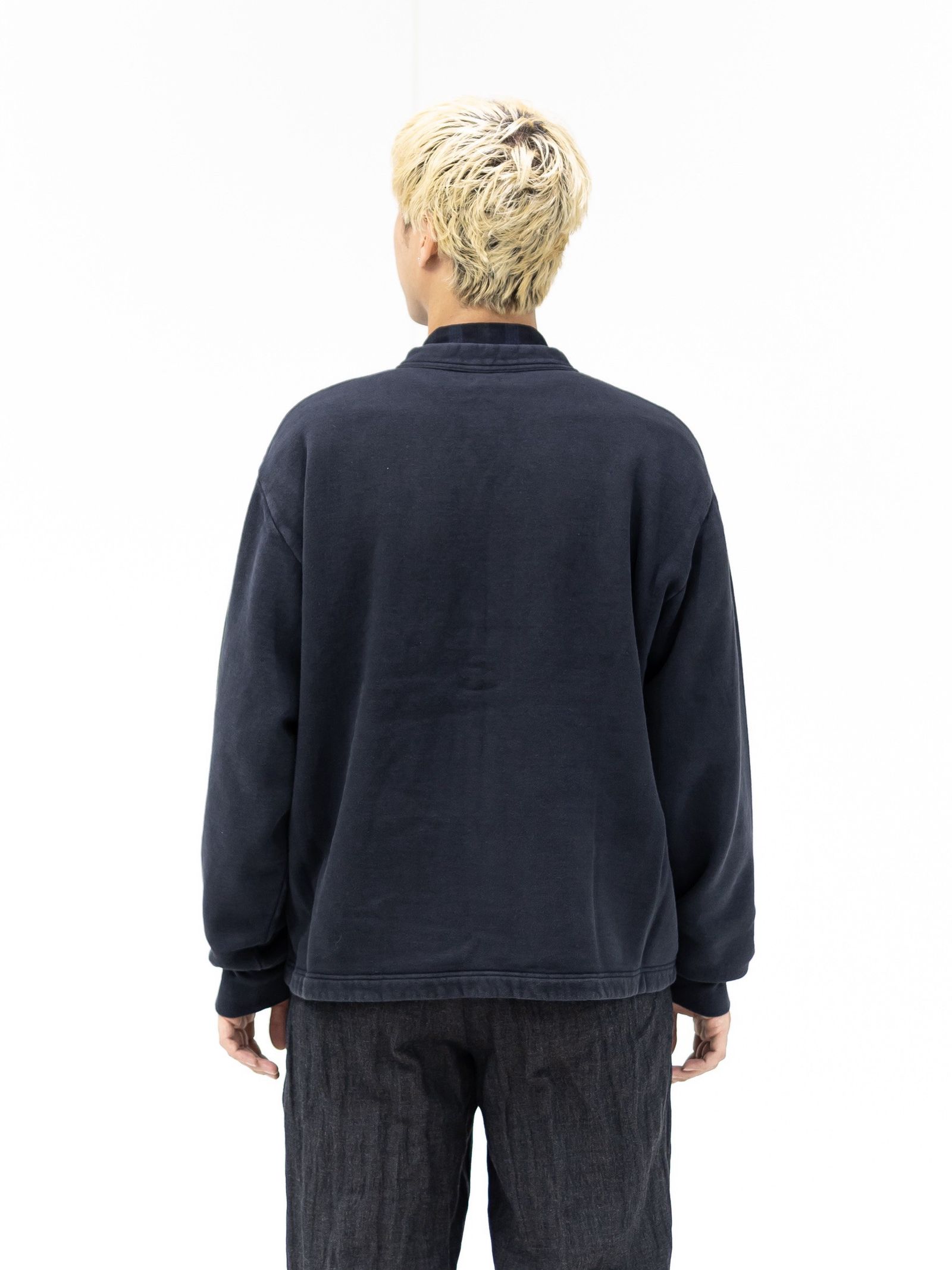 A.PRESSE Vintage Sweat Cardigan(BLACK)☆9月19日(土)新作発売！