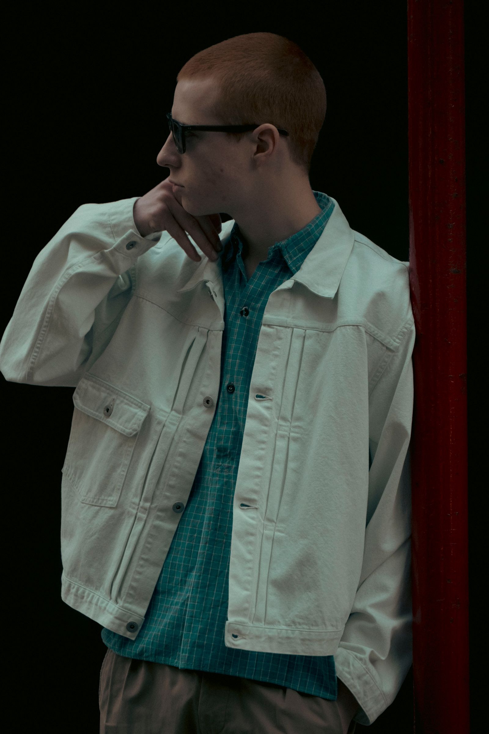 FOUNDOUR - ファウンダ 25SS DENIM TRACKER JACKET(015D251007