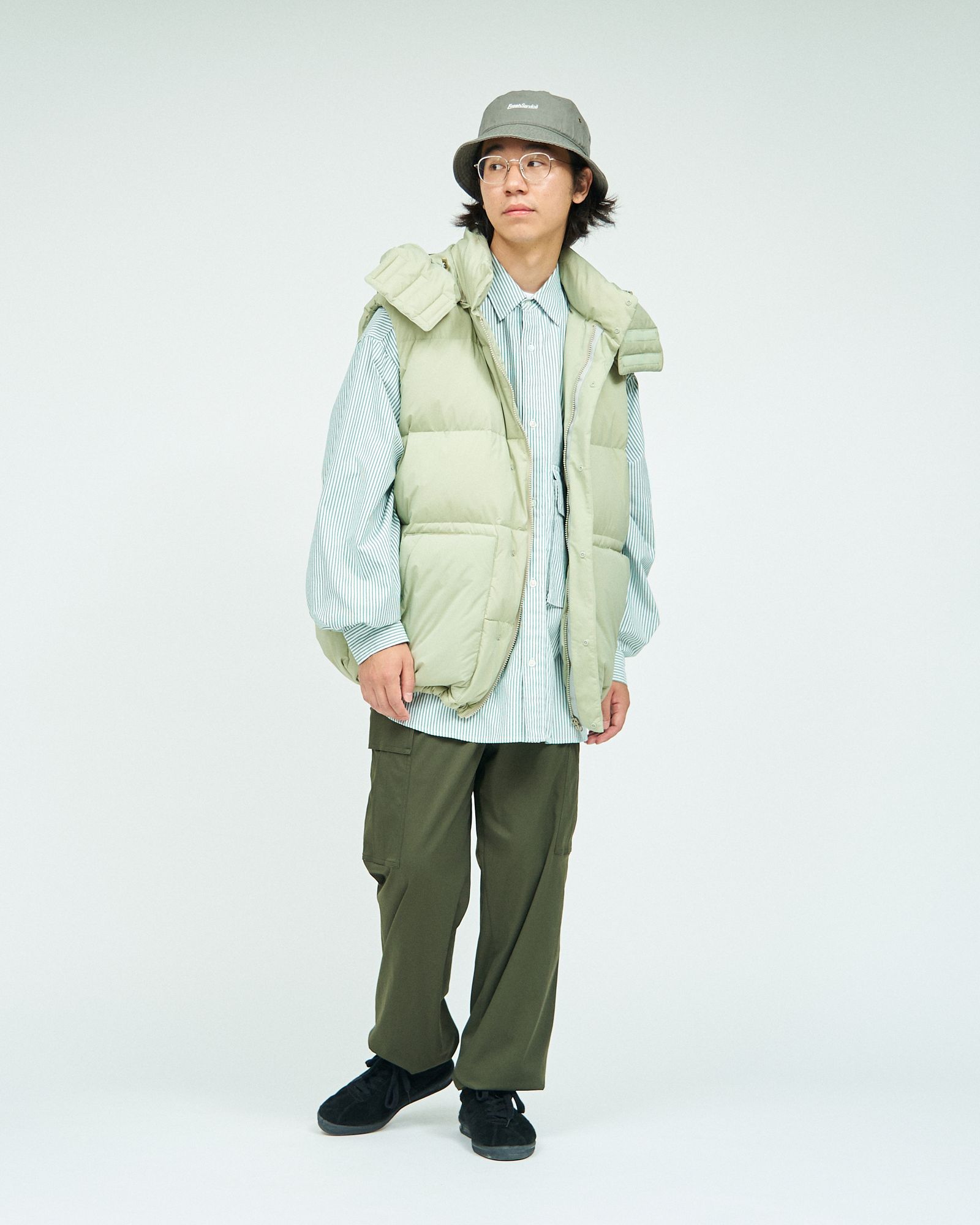 フレッシュサービス CORPORATE DOWN VEST(FSC243-10112B)BEIGE