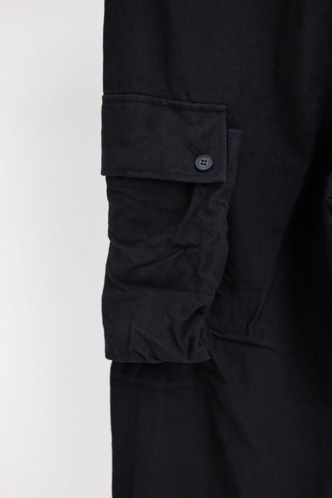 コムデギャルソンオム25FW 綿ウールアーミーサージパンツ(HP-P036-051)BLACK☆11月1日(土)発売！