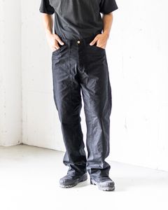ファウンダ DOUBLE KNEE PANTS (015FD252014)BLACK
