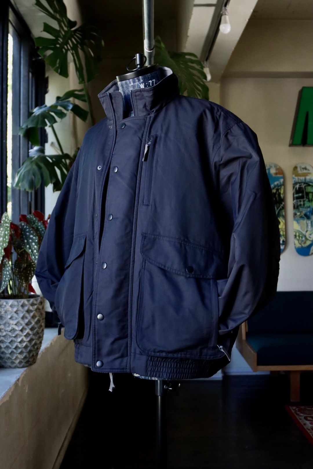 セダンオールパーパスFW23 Fleece Lined Jacket (SD23F-JK03)Navy