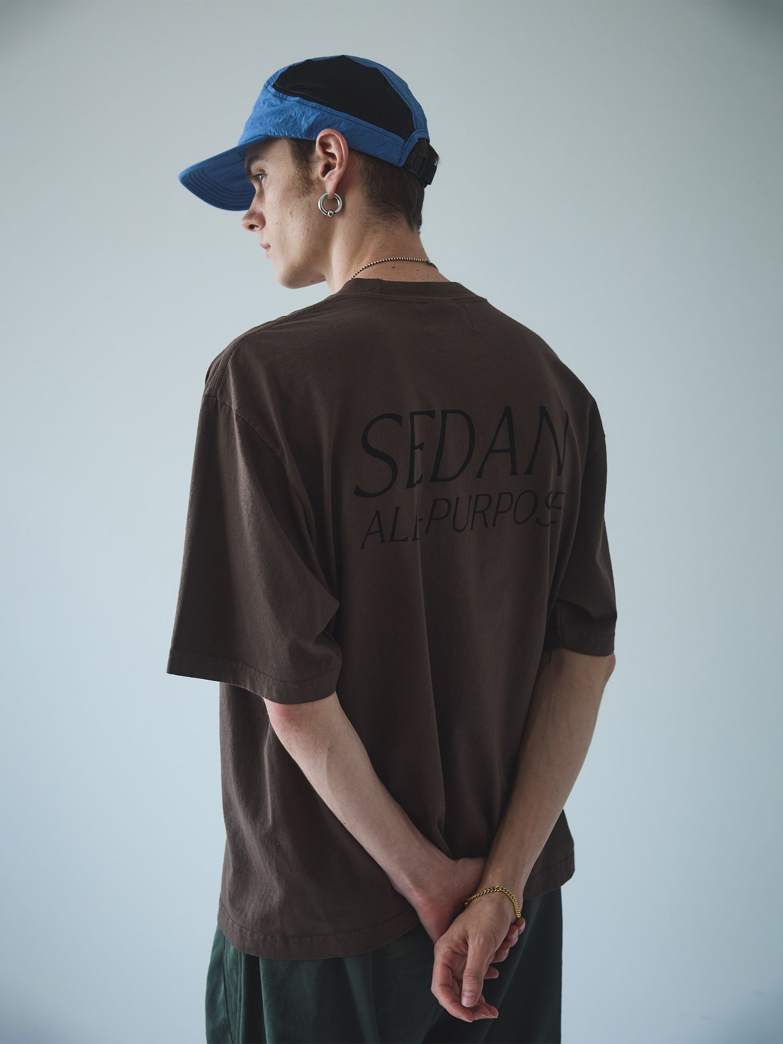セダンオールパーパス SS24 Garment Dyed S/S Tee(SD24S-CT06)Brown