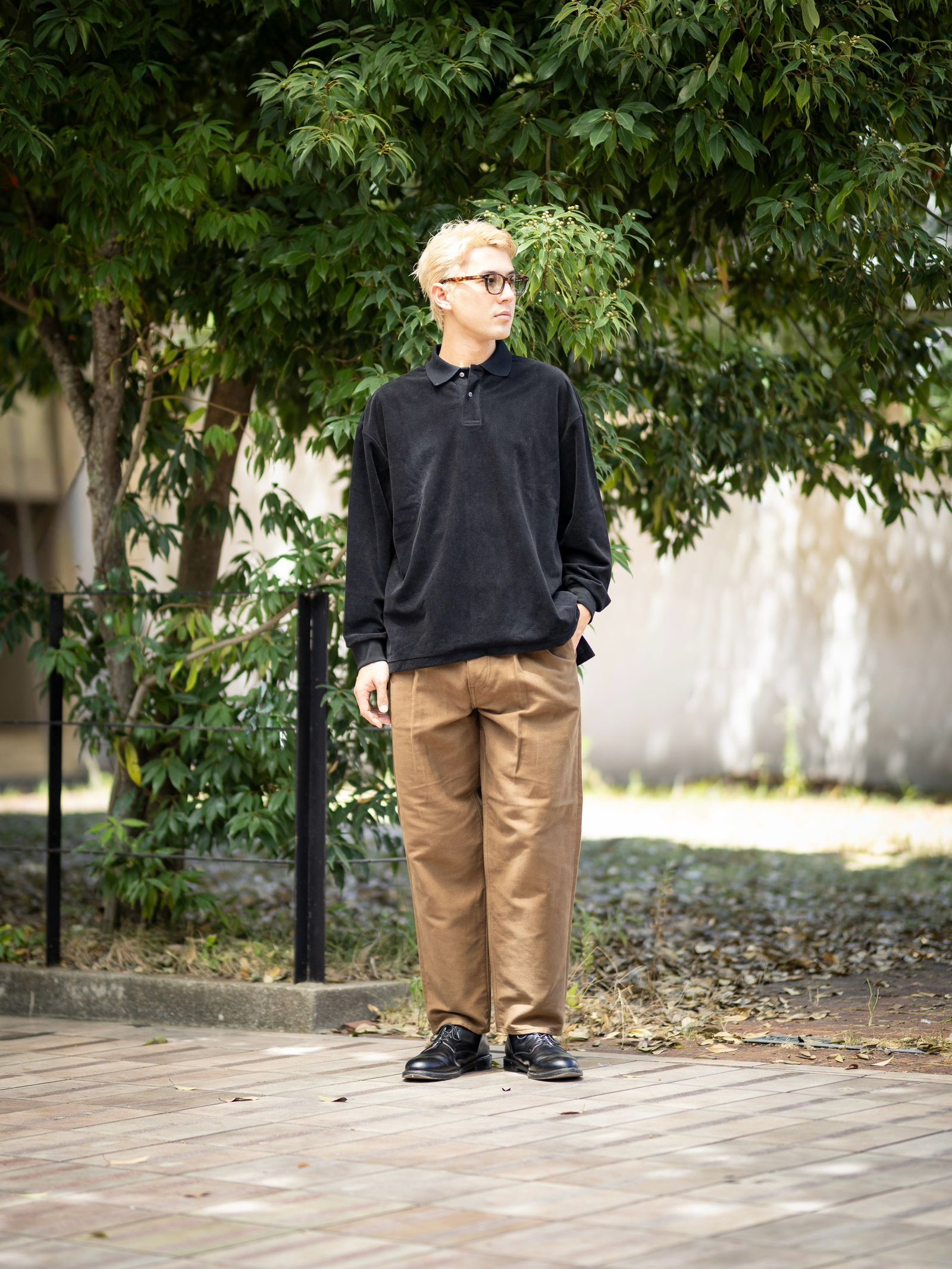 Graphpaper Pique Velour Jersey L/S Polo 8月8日(土)新作発売！