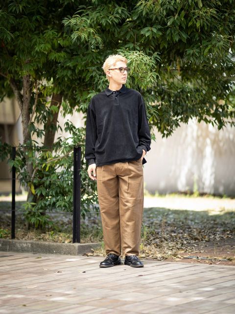 Graphpaper Pique Velour Jersey L/S Polo 8月8日(土)新作発売！