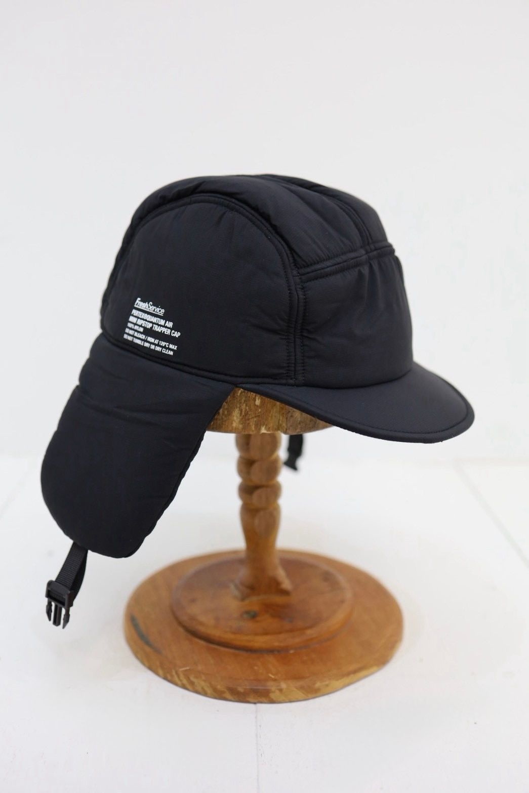 フレッシュサービス 26AW  PERTEX® QUANTUM AIR MINI RIPSTOP TRAPPER CAP(FSP263-90311)BLACK☆10月10日(土)新作発売！