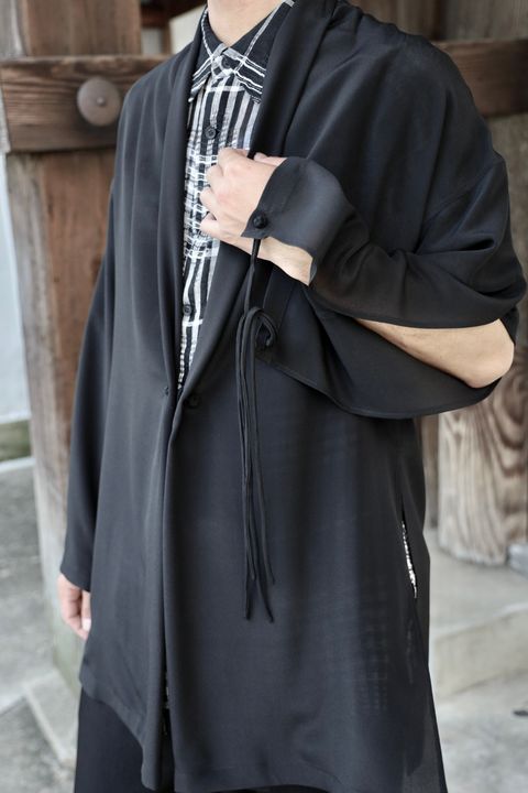 Yohji Yamamoto 釈迦釦付きストールジャケット 新作発売！