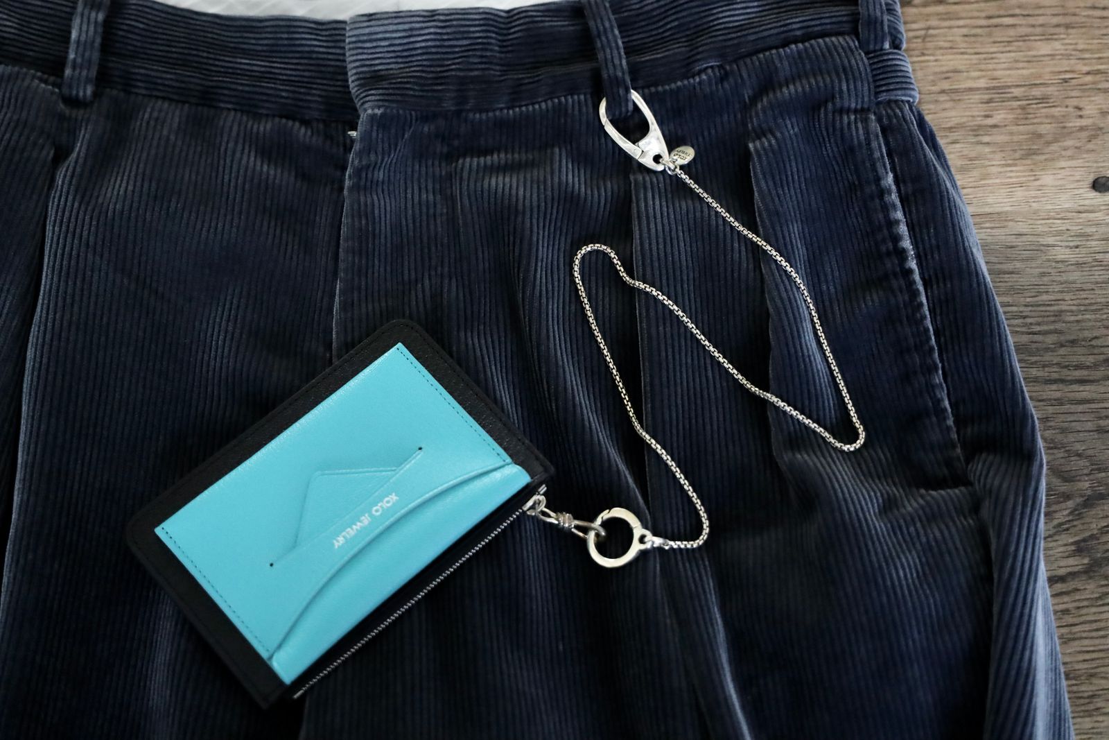 XOLO JEWELRY ショロジュエリー /Double Clasp with Venetian Link(XOWC003)SILVER925
