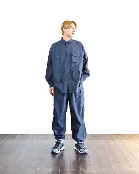 FreshService NYLON TAFFETA MULTI POCKET SHIRT,NYLON TAFFETA UPWARD CARGO POCKET PANTS style 2024.3.1