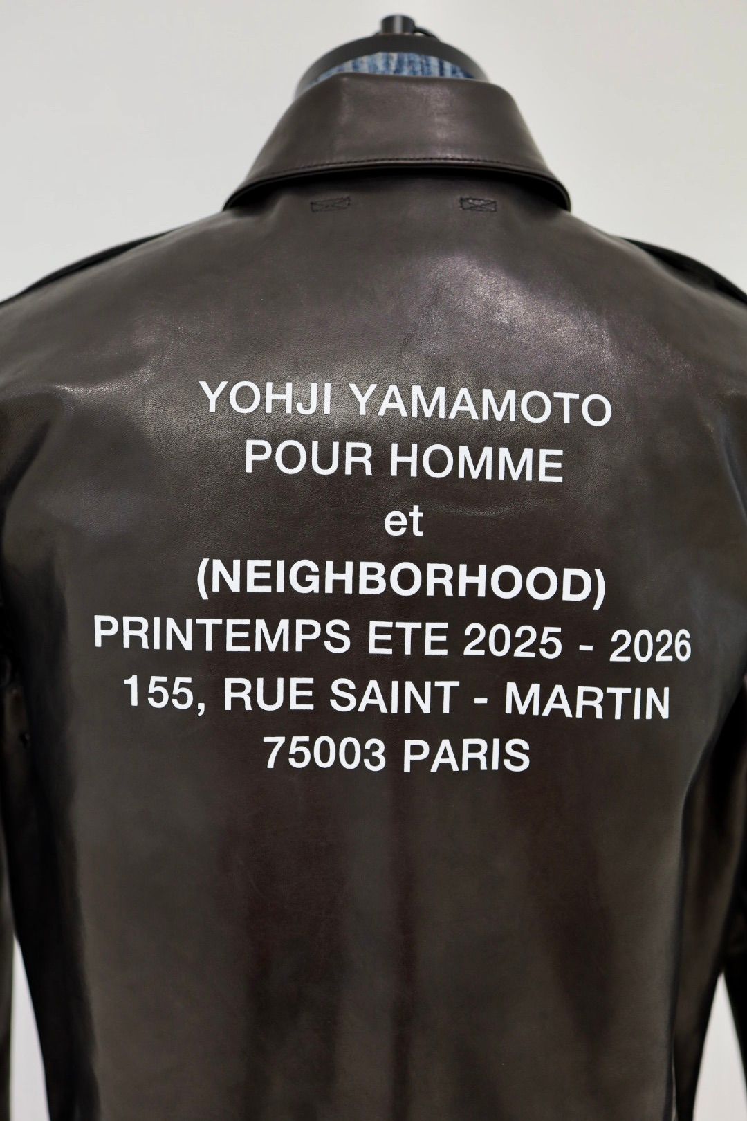 Yohji Yamamoto × NEIGHBORHOOD ホースレザージャケット(252SZYYN-JKM01S)BLACK★12月5日(金)発売！