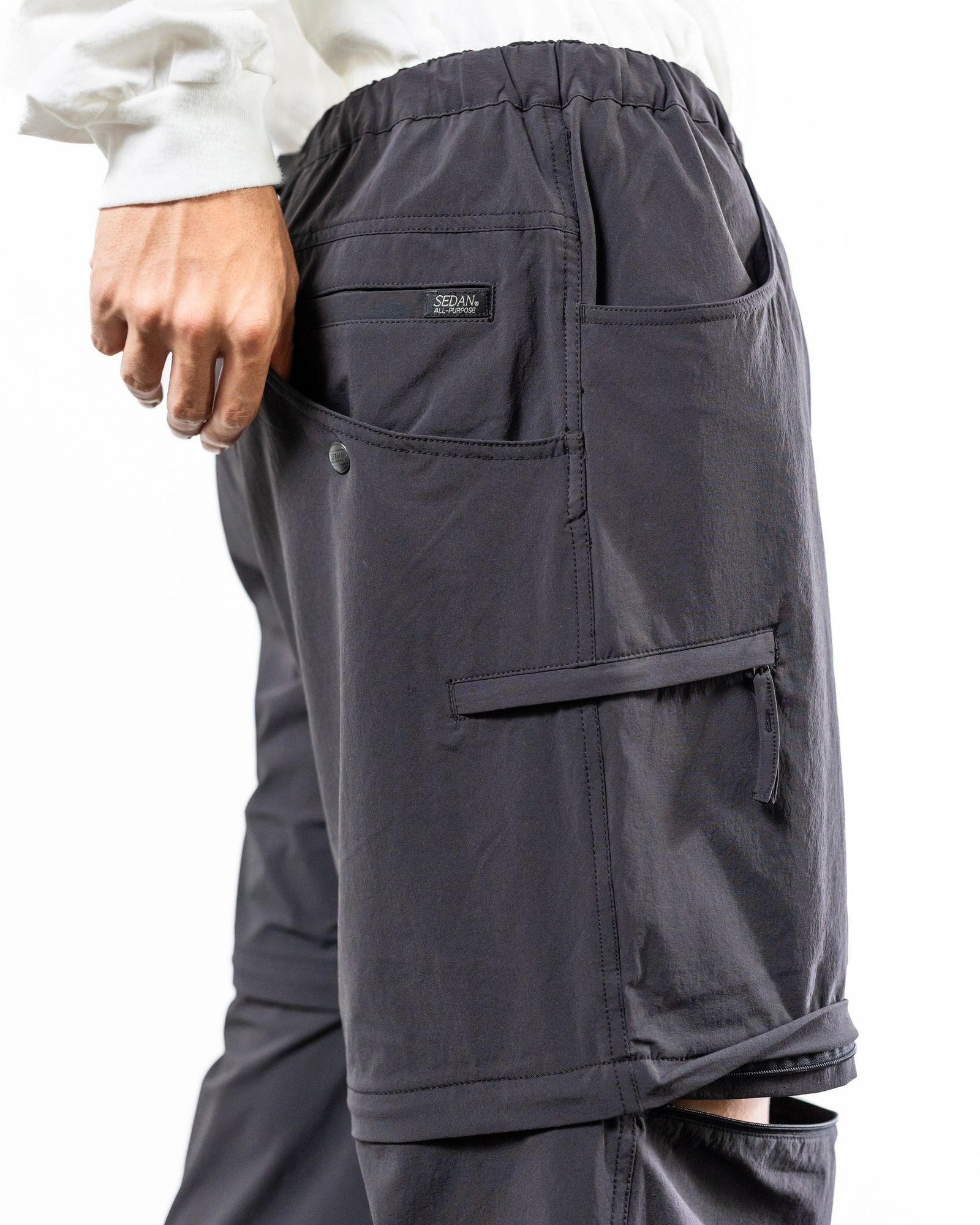 SEDAN ALL-PURPOSE Convertible Climbing Pants (BLACK) style 8