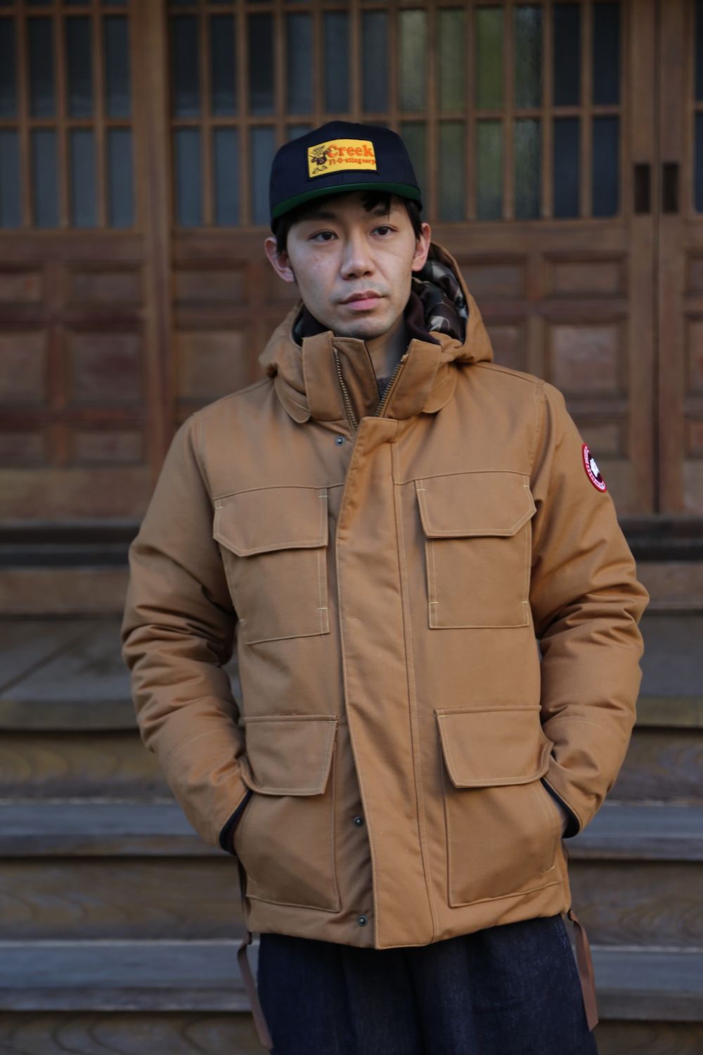 CANADA GOOSE×JUNYA WATANABE MAN 綿ダックコラボレーションダウンジャケット"BROWN"Style.2020.11.16..