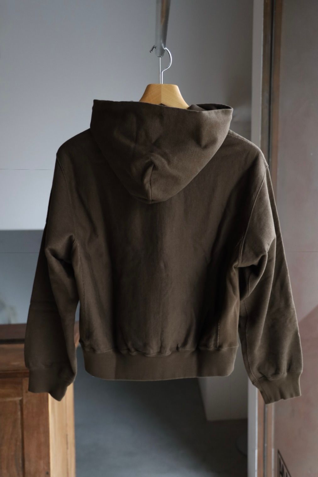 blurhms Women's 25FW Soft&Hard Sweat Hoodie P/O(bROOTS24F22F25)KhakiBrown☆新作発売！
