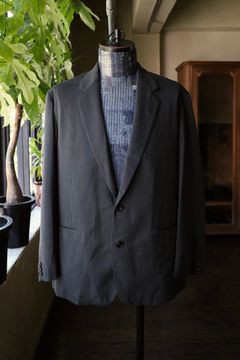 アプレッセ 2025 STYLE2  Washed Silk Jacket(25AAP-01-35)CHARCOAL