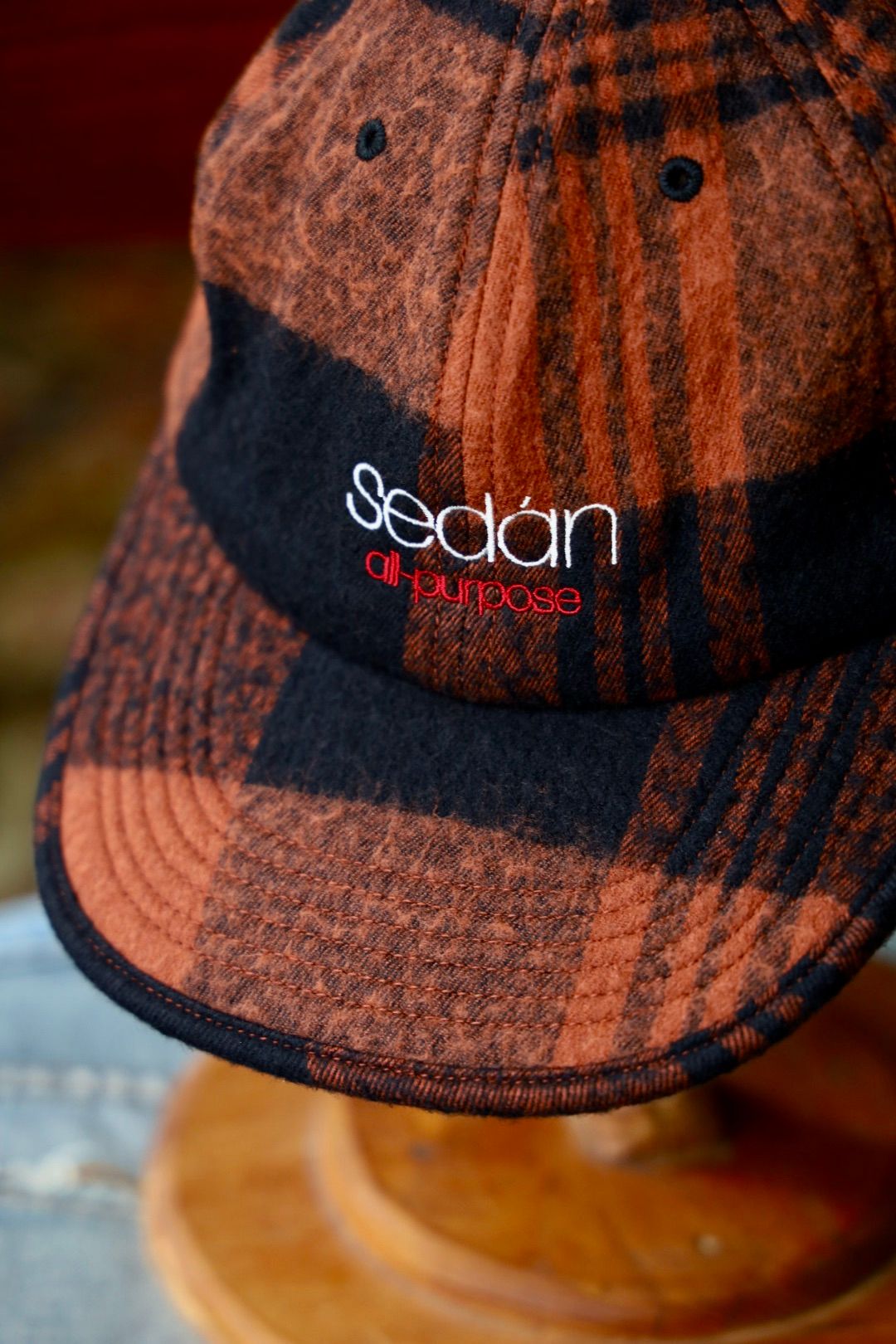 セダンオールパーパス FW25 Classic Logo C/W Plaid Cap(SD25F-CP04)Brick☆10月4日(土)発売！