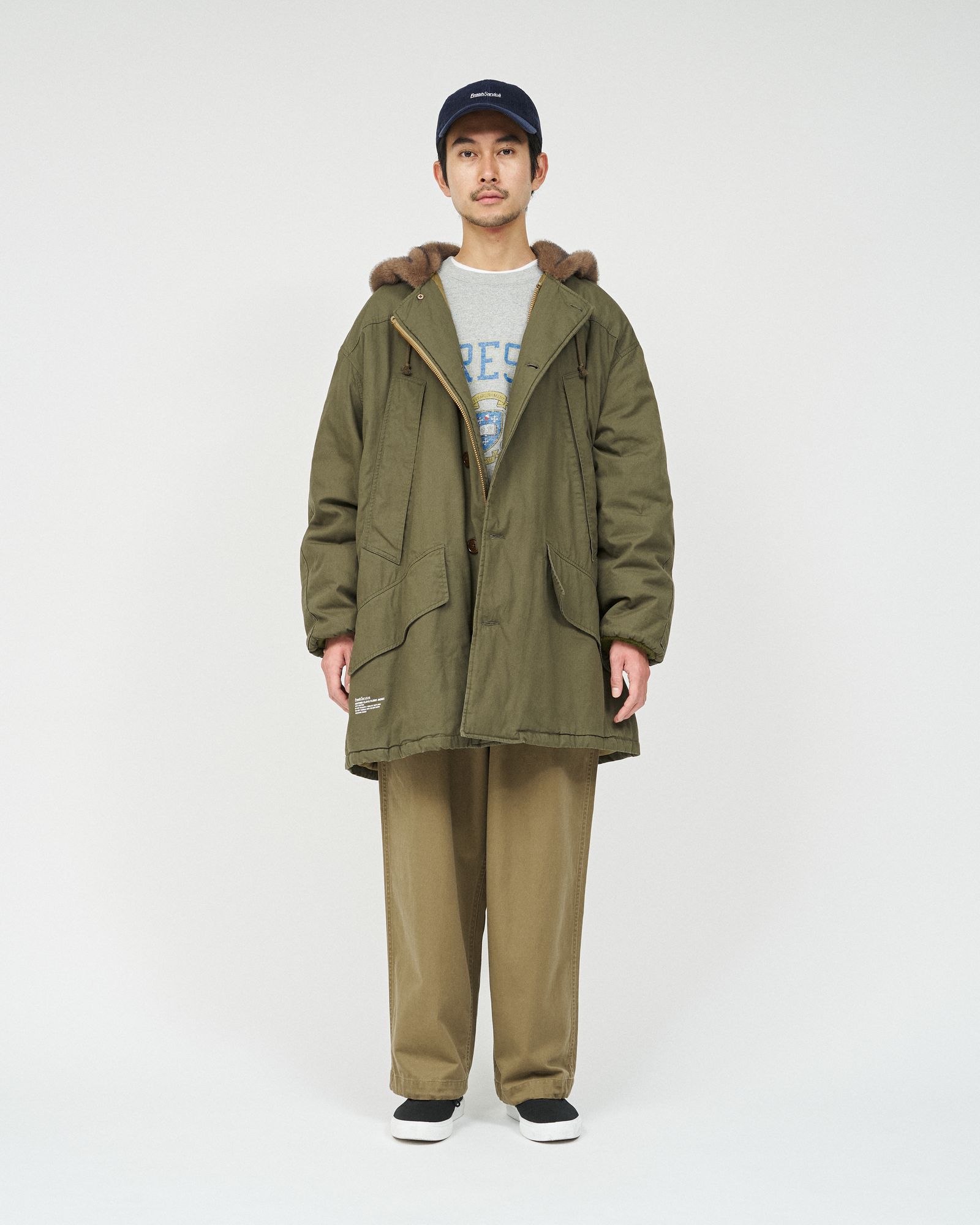 フレッシュサービス WEATHER CLOTH FLIGHT JACKET (FSC253-10139)OLIVE★10月11日(土)発売！