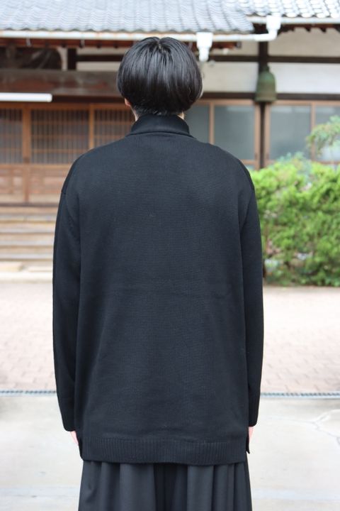 yohji yamamoto 花柄タートルボタンニット(HX-K16-181) style.2021.8.29.