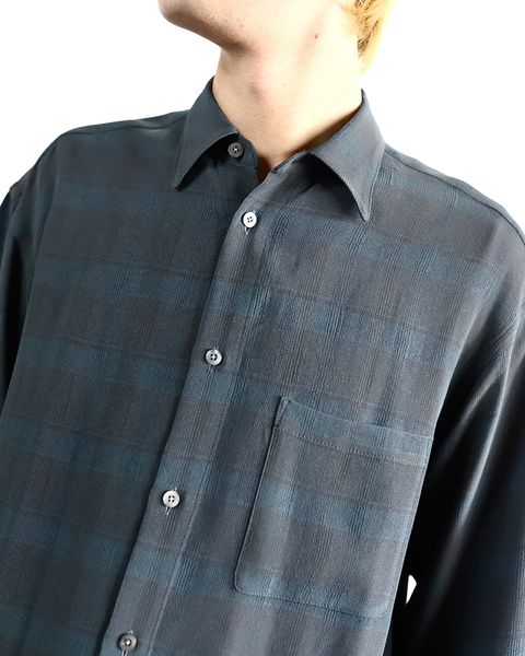 YOKE 新作PLAID JACQUARD SHIRT style.2024.2.23