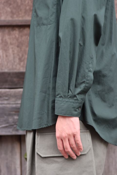 Graphpaper Broad L/S Oversized Regular Collar Shirt style.2022.7.24