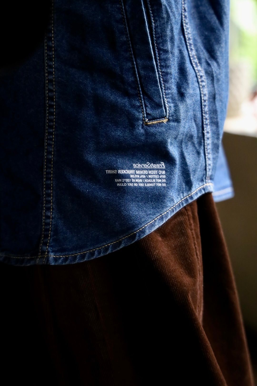 FreshService 26AW AIR CORDUROY JACKET"BROWN"スタイル