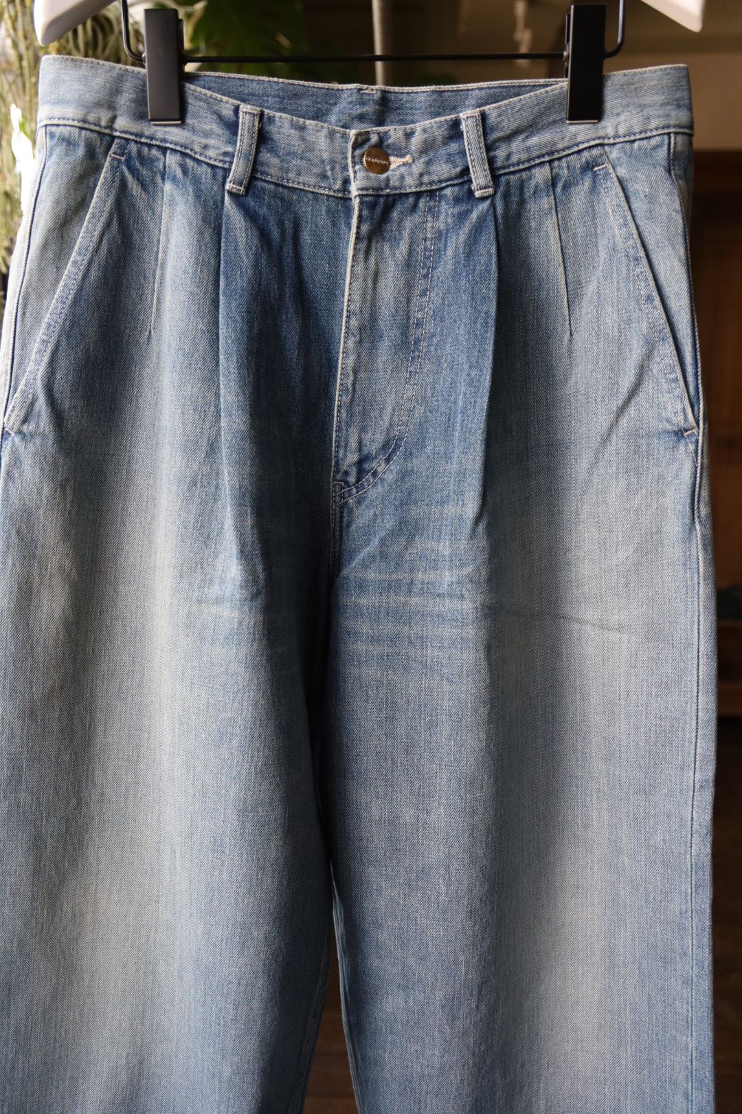 Graphpaper - グラフペーパー25SS Selvage Denim Two Tuck Pants
